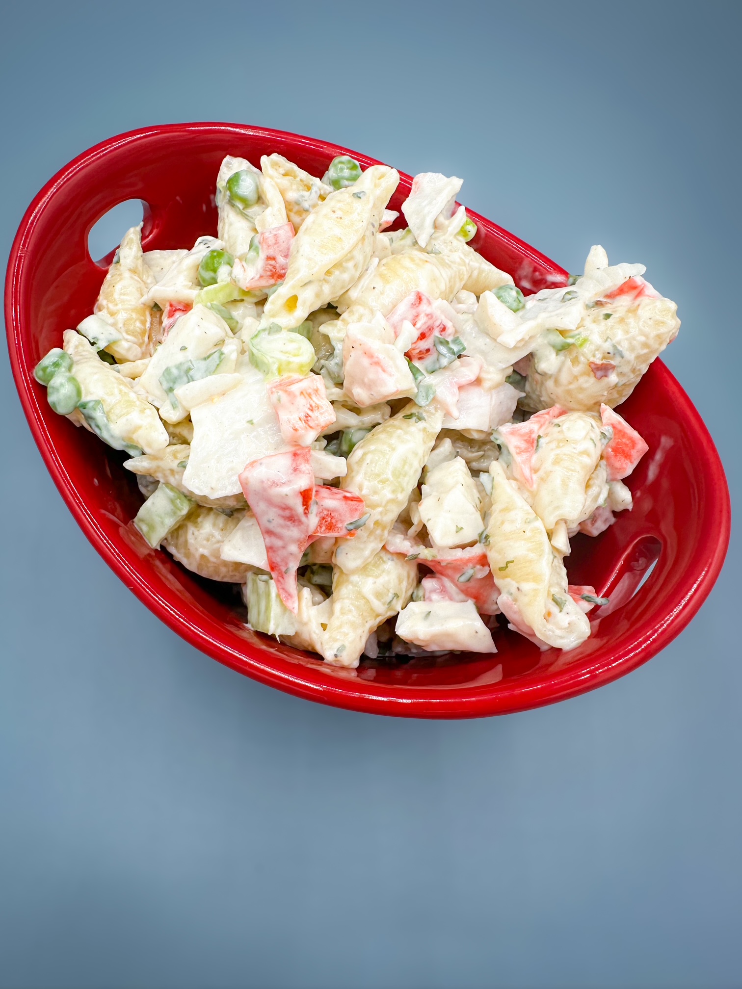 Creamy Garlic-Butter Crab Pasta Salad